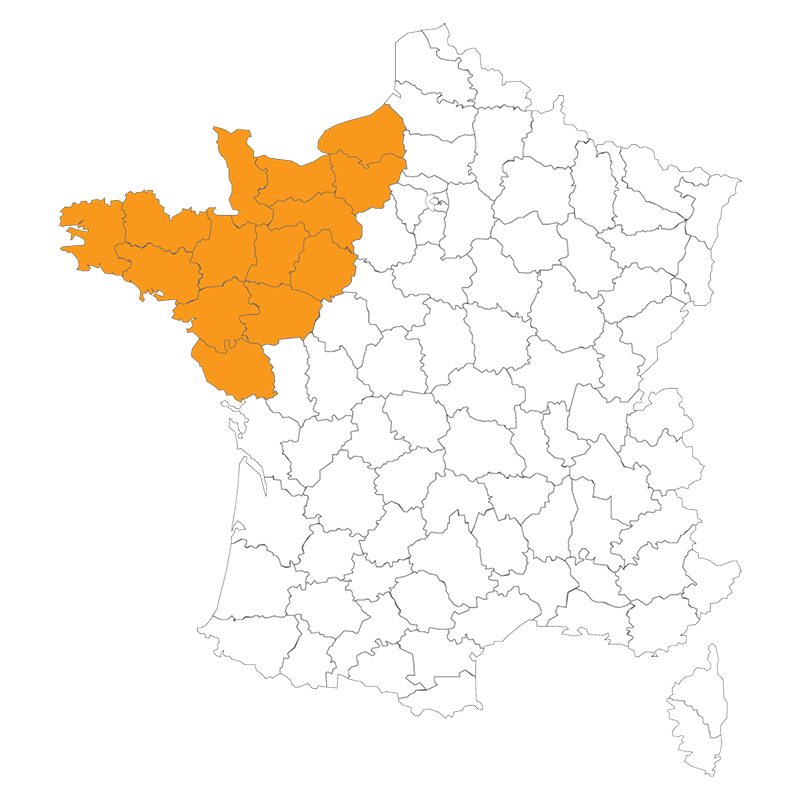 Carte Nord Ouest